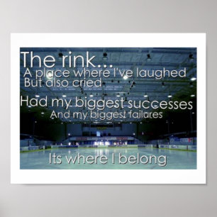 "Le RINK est à ma place" affiche
