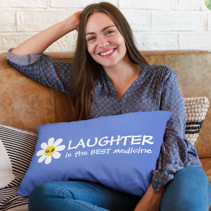 Le rire est le meilleur Coussin de la marguerite