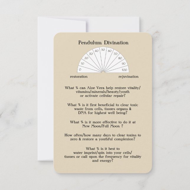 Le rituel, la divination et les cartes curatives - (Dos)