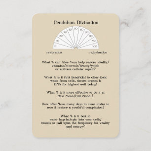 Le rituel, la divination et les cartes curatives -