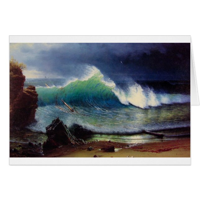 Le rivage de la mer de turquoise (Devant Horizontal)