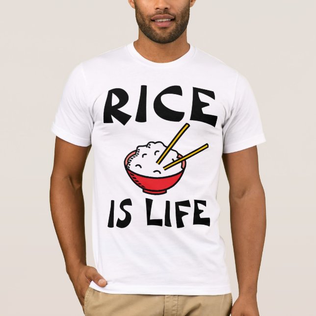 LE RIZ EST LA VIE T-SHIRTS TEE - SHIRTS (Devant)