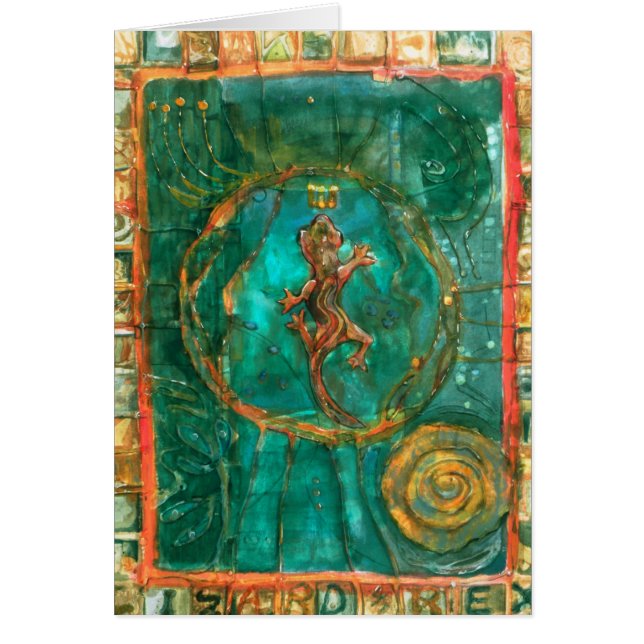 Le Roi Card de lézard de PMACarlson (Devant)