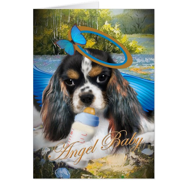 Le Roi cavalier Charles Baby Card (Devant)