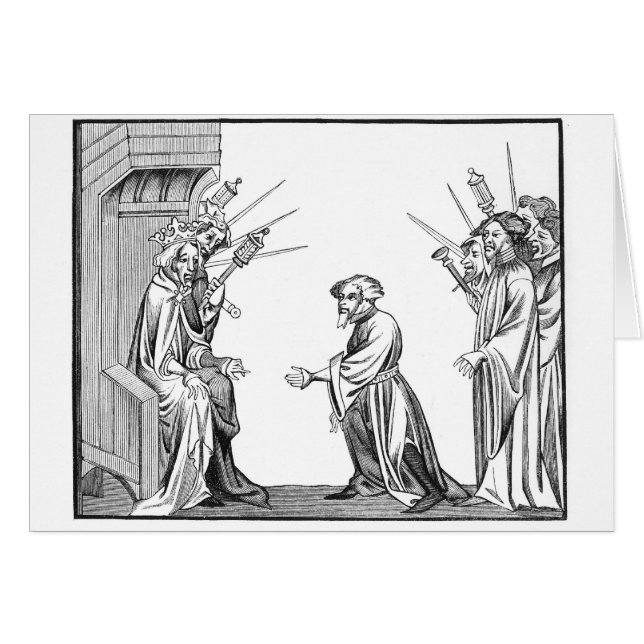 Le Roi Charlemagne (742-814) recevant le serment (Devant horizontal)