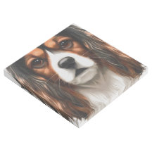 Le roi Charles Cavalier Spaniel Portrait pour anim