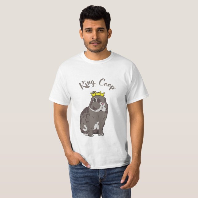 Le Roi Coop T-shirt des hommes (Devant entier)