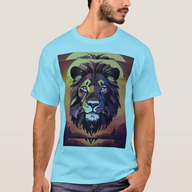 Le Roi de la Jungle : T-shirt Lion Tattoo (Devant)