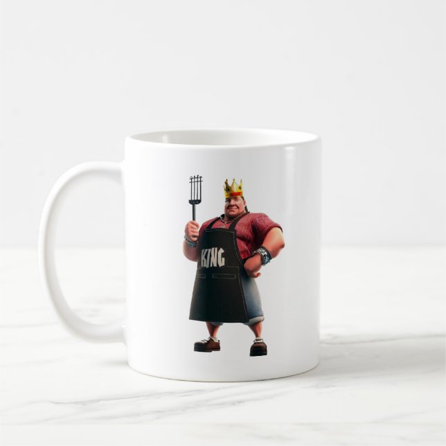 Le roi de la tasse de café grill (Gauche)