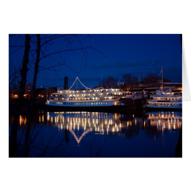 Le roi Delta la nuit - Sacramento, CA (Devant horizontal)