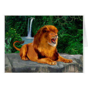 Le roi d'hurlement de lion