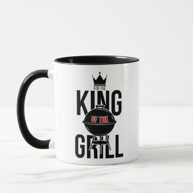 Le Roi Du Grill Fête des pères Café Mug (Gauche)