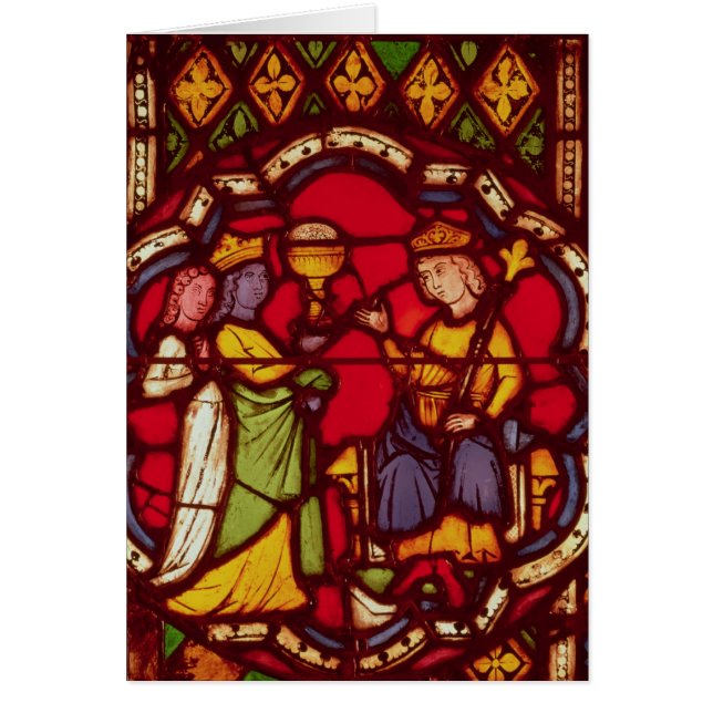 Le Roi Solomon et la reine de Sheba, c.1270 (Devant)