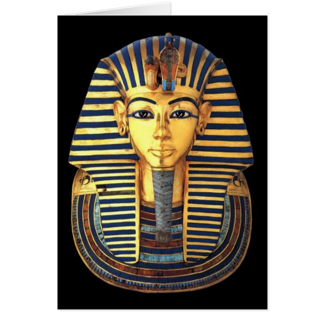 Le Roi Tutankhamun, masque d'or, pharaon égyptien (Devant)