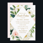 Le rose floral rougissent invitation de sweet<br><div class="desc">Des invitations florales plus modernes de sweet sixteen dans le petit magasin de Bayleigh !</div>