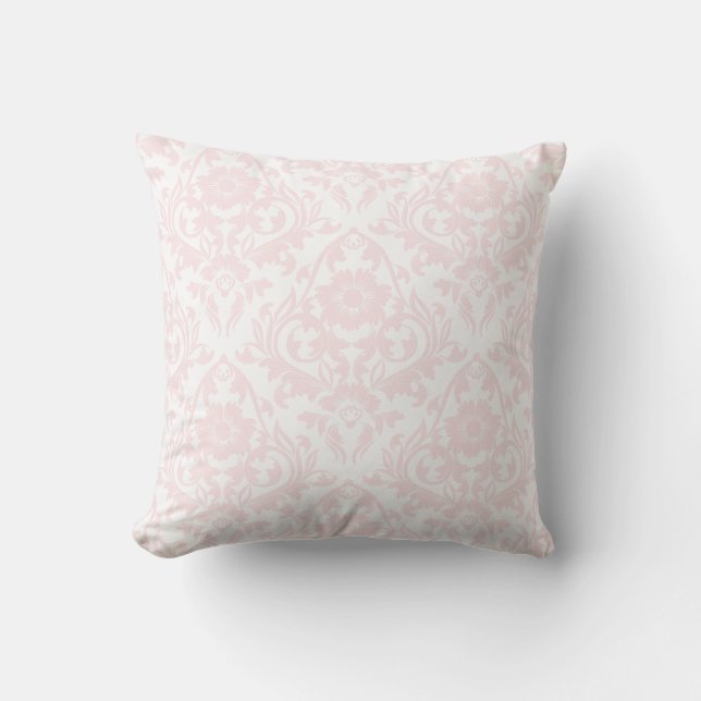 Le rose rougissent coussin traditionnel floral de (Recto)