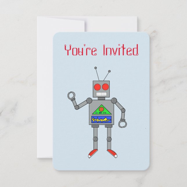 Le rouge chausse des invitations de partie de (Devant)