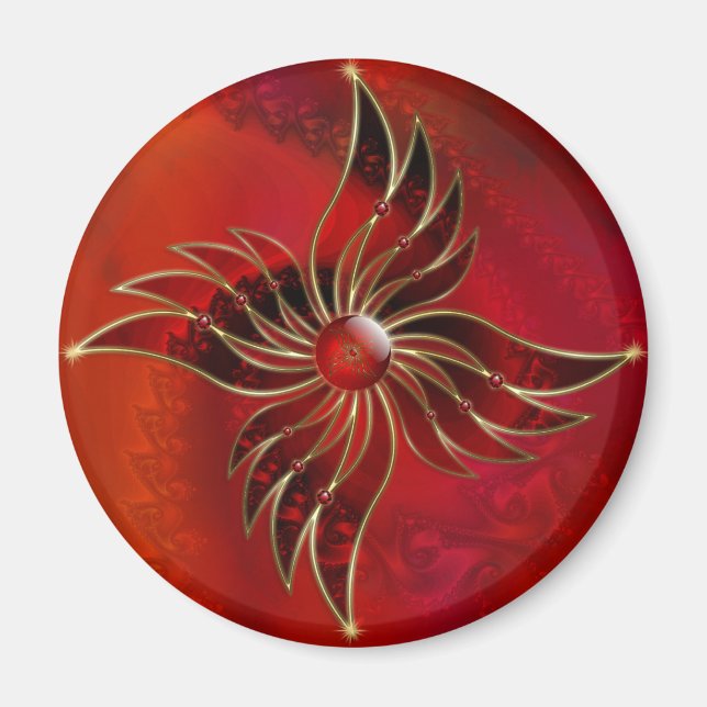 Le rouge comme aimant de flamme (Devant)