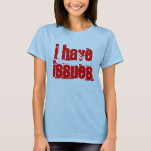 Le rouge I ont le T-shirt de questions