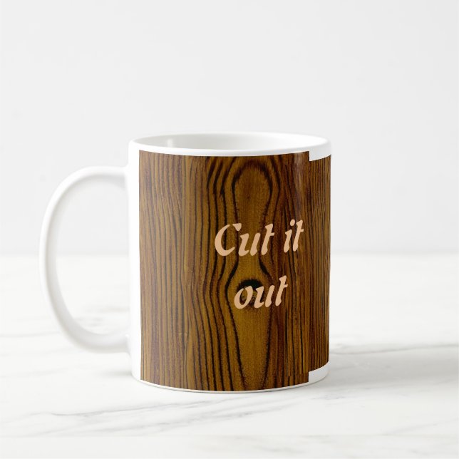 Le rouleau a vu la tasse en bois (Gauche)