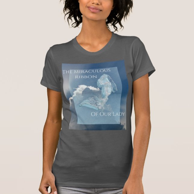 Le ruban miraculeux de notre T-shirt Dame (Devant)