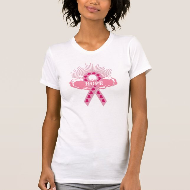 Le Ruban Rose De Hope T-shirt (Devant)
