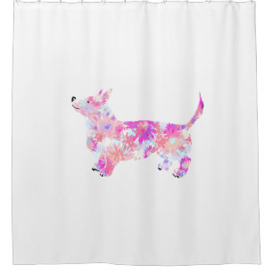 Le sac à chien rideau de douche Corgi