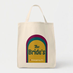 Le sac à main de la trousse d'urgence de la mariée