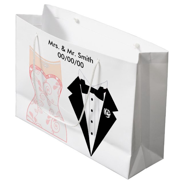 Le sac de cadeau de mariage, mariage vous (Devant Angle)