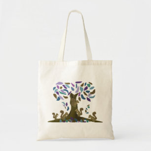 Le sac de toile de la cabane dans un arbre de