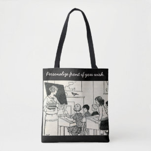 Le sac du professeur avec l'image vintage
