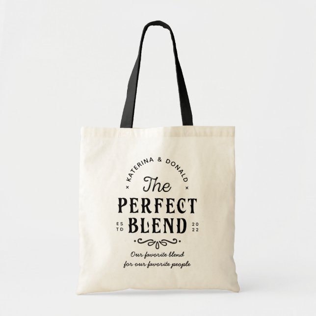 Le Sac fourre-tout cadeau parfait Blend Mariage (Devant)