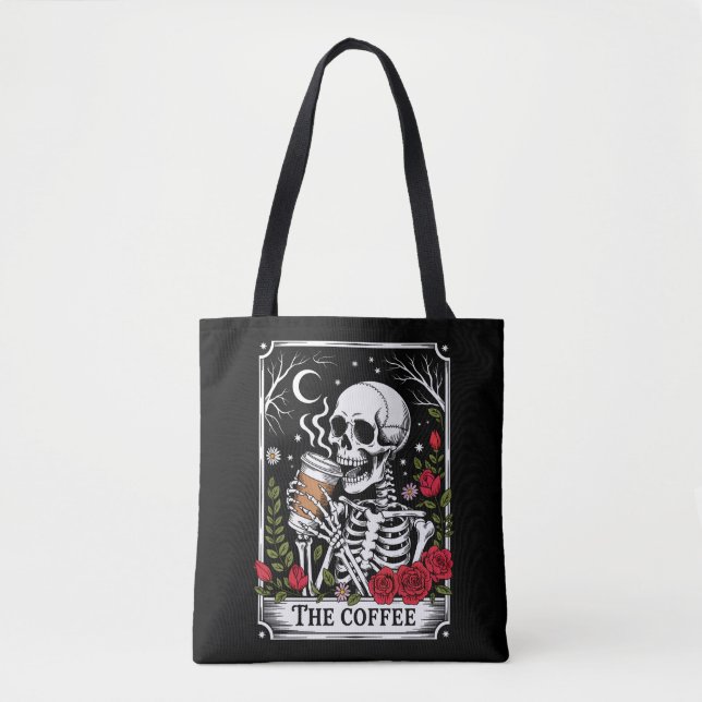 Le Sac Fourre-Tout Coffee Witchy Vibes – Goth Magi (Devant)