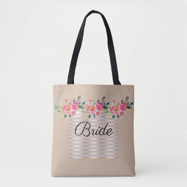 Le sac fourre-tout de Floral Bride (Devant)