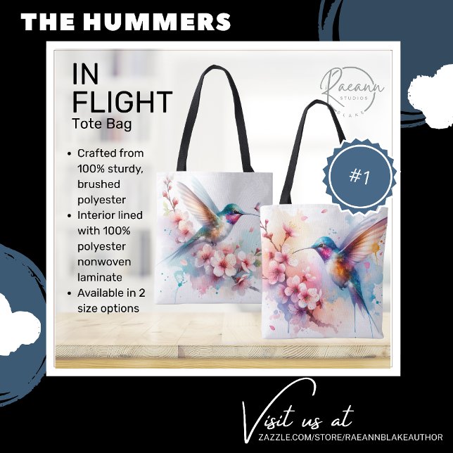Le sac fourre-tout Hummers en vol #1 (Créateur téléchargé)