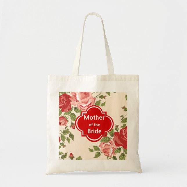 Le Sac fourre-tout Mariage Floral Mère de la marié (Devant)