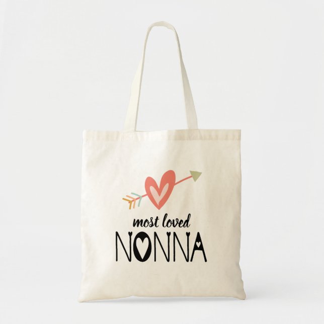 Le Sac fourre-tout Nonna le plus aimé (Devant)