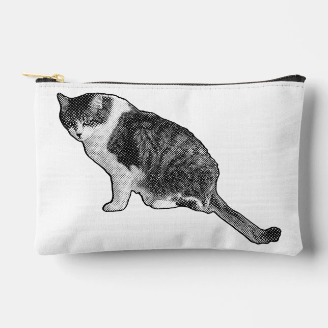 Le sac manga point chat rend la préparation beauté (Recto)