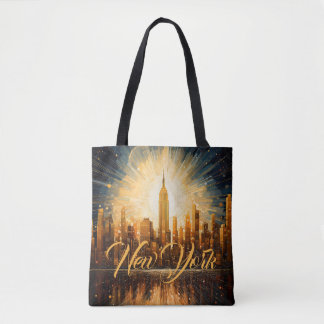 Le sac motif New York City est un accessoire éléga