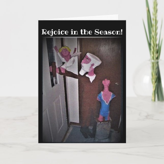 “Le Sacrifice d'Abraham” Carte de Pâques (Devant)