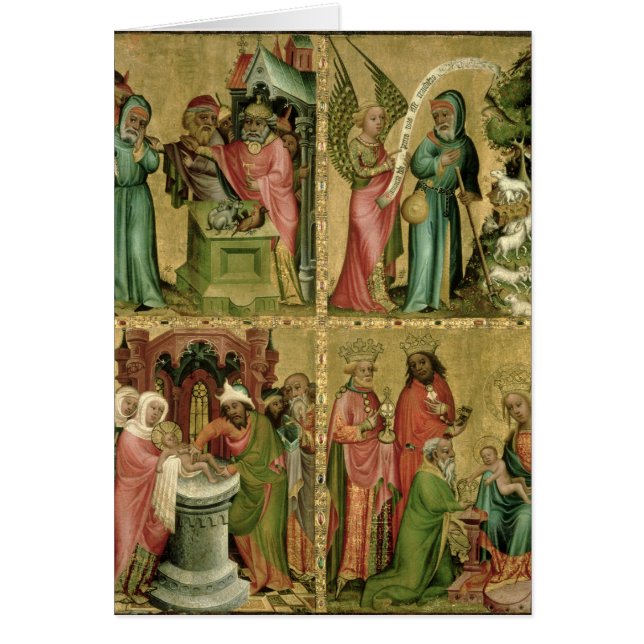 Le sacrifice de Joachim, la circoncision de (Devant)