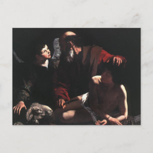 Le Sacrifice d'Isaac par Caravaggio Carte postale