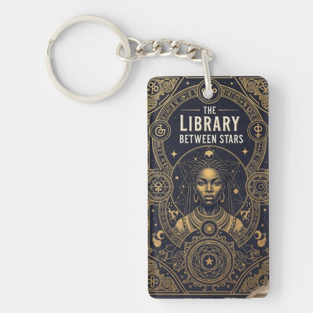 Le Salon de la Bibliothèque | Porte-clés à couvert (Devant)