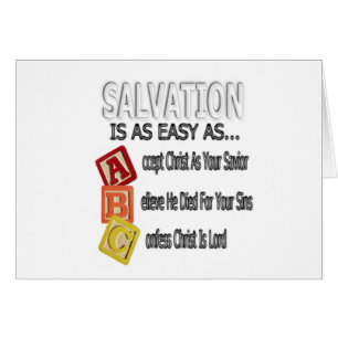 Le salut est facile comme ABC