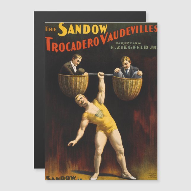 Le Sandow Eugen Sandow Vaudeville Weightlifter (Devant / Derrière)