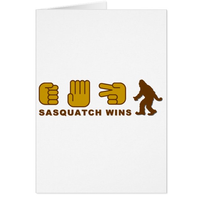 Le Sasquatch gagne (Devant)