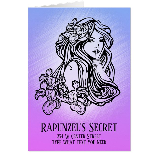 Le secret de Raiponce (Devant)