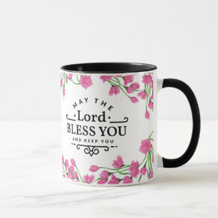 Le seigneur Bless vous et vous gardez tasse avec