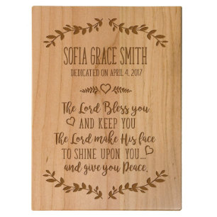 Le seigneur Bless You et vous gardent plaque de
