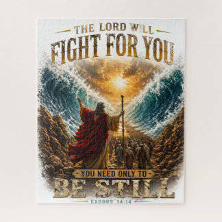 Le Seigneur combattra pour vous exode 14:14 puzzle